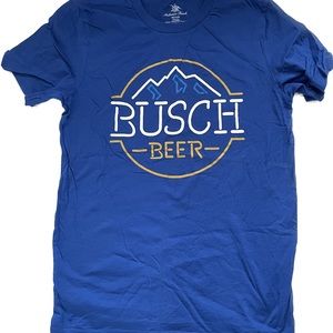 Anheuser-Busch T-shirt, Medium, Busch Beer neon light design